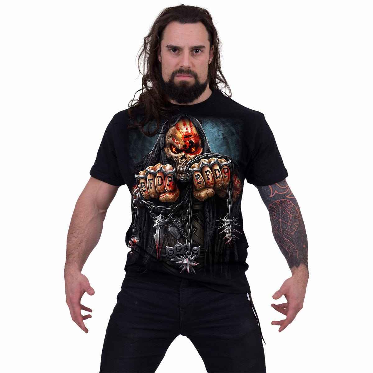 5FDP - GAME OVER - Licensed Band T-Shirt Black - Damned Threads